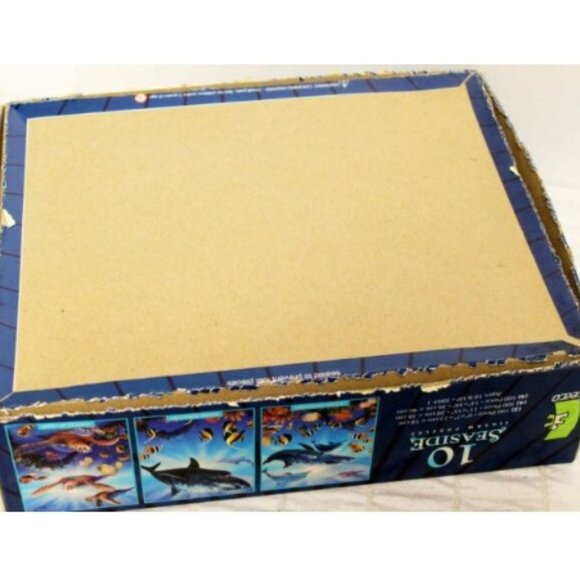 7 Ceaco Puzzles Set Seaside Ocean Beach Coral Ree - Picture 7 of 7